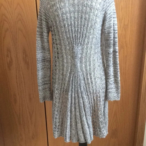 Mystree Long Open Cardigan With Shawl Collar - Picture 3 of 4